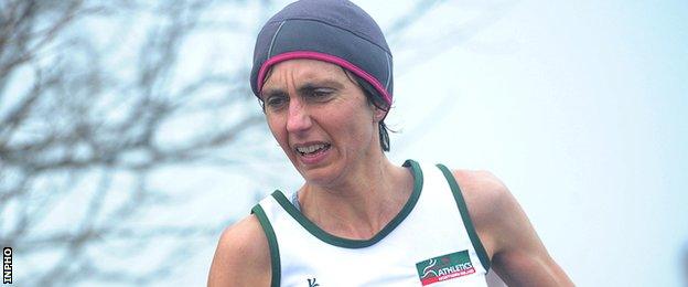 Gladys Ganiel's was only 57 seconds her personal best as she finished 12th in the women's marathon