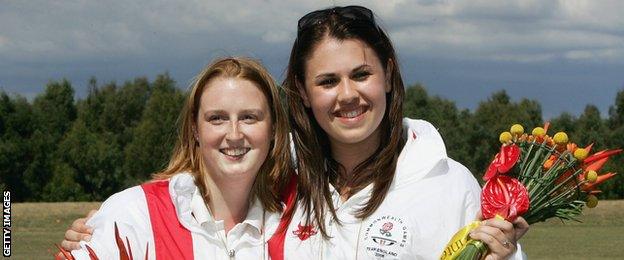 Rachel Parish (left) and Charlotte Kerwood