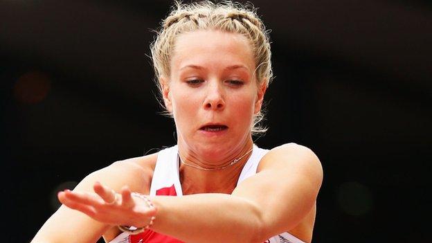 England's para-sport long jumper Bethy Woodward