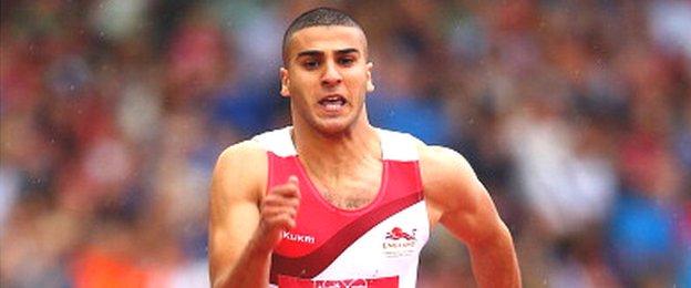 English sprinter Adam Gemili