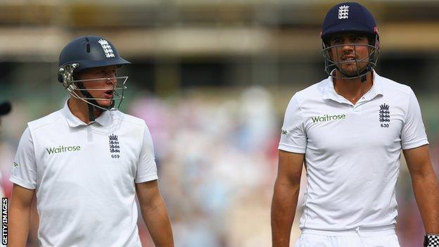 Gary Ballance and Alastair Cook