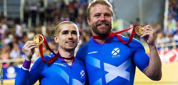 Neil Fachie and Craig Maclean delivered two wins for Scotland