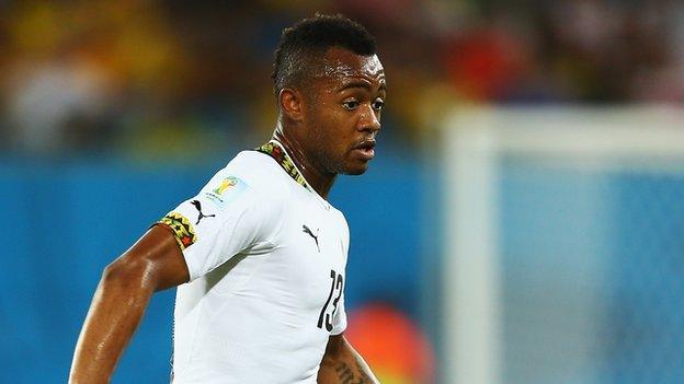 Ghana's Jordan Ayew