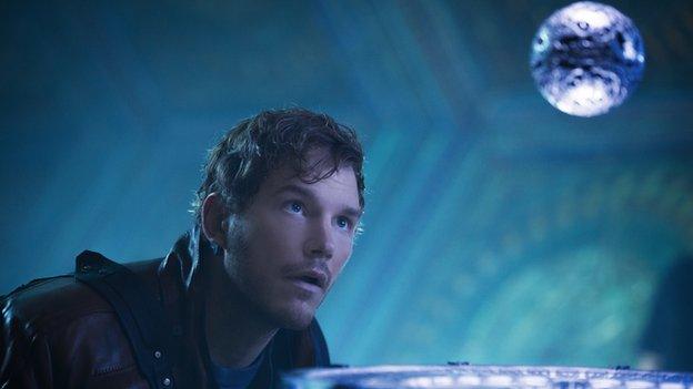 Chris Pratt in Guardians of the Galaxy