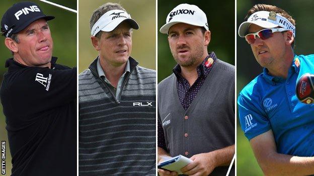 Lee Westwood, Luke Donald, Ian Poulter, Graeme McDowell