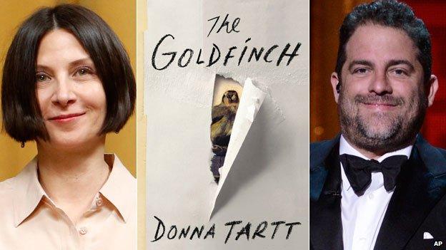 Donna Tartt, the cover of The Goldfinch and Brett Ratner