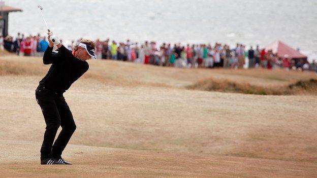 Bernhard Langer at Royal Porthcawl