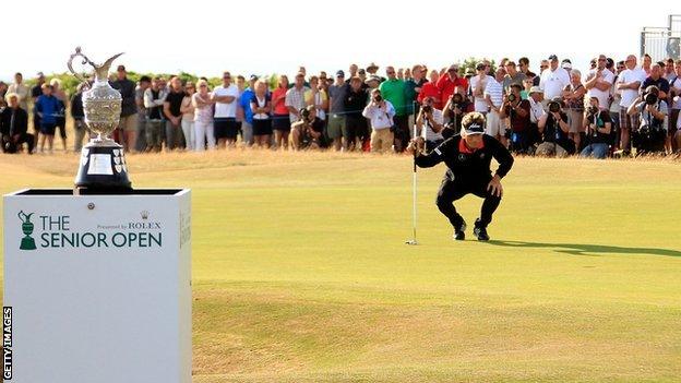 Bernhard Langer at Royal Porthcawl