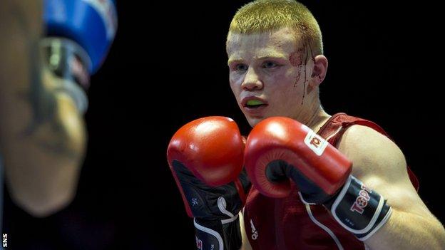 Scottish boxer Charlie Flynn