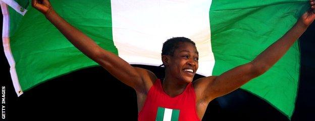 Nigeria's Odunayo Adekuoroye