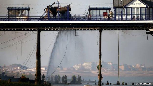 Eastbourne Pier fire