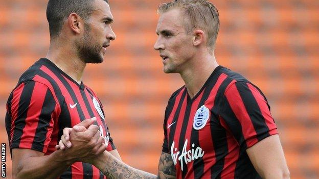 Steven Caulker and Jack Collison