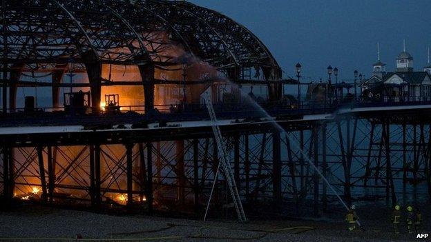 Eastbourne Pier fire