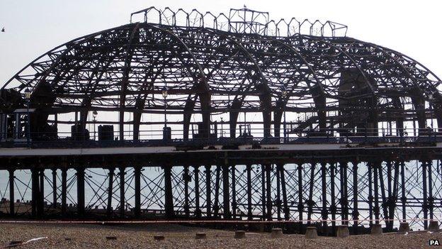 Eastbourne Pier arcade building