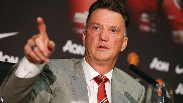 Man Utd manager Louis van Gaal