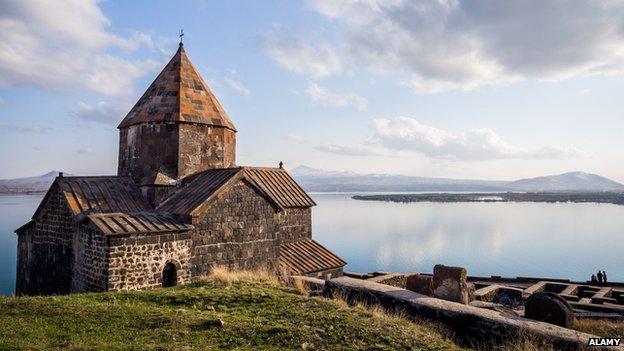 Sevanavank monastic complex in Armenia