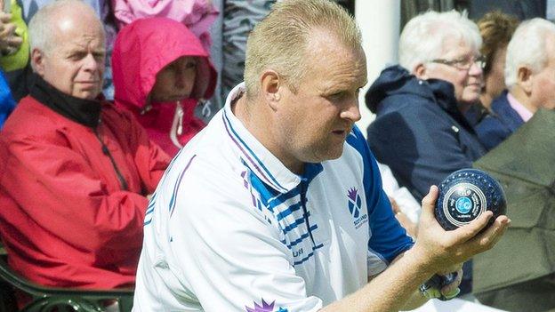 Scottish bowler Darren Burnett