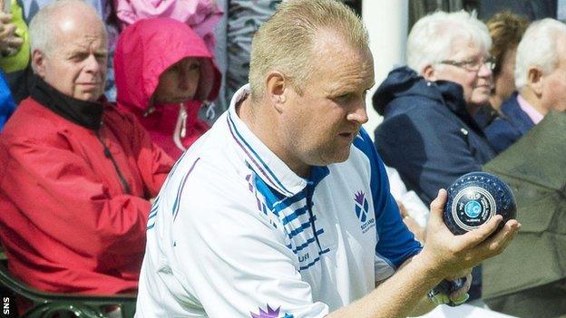 Scottish bowler Darren Burnett