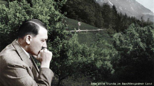 Hitler looking pensive