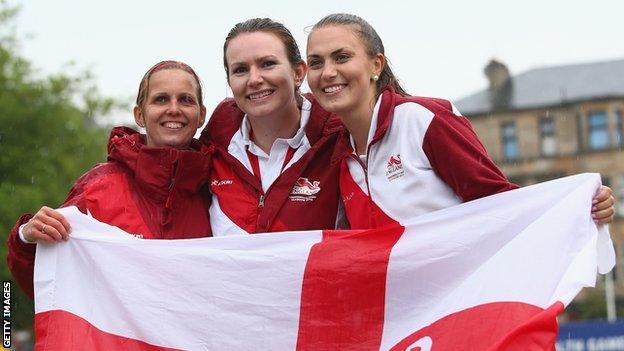 Ellen Falkner, Sian Gordon and Sophie Tolchard