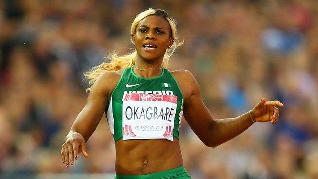 Nigeria's Blessing Okagbare