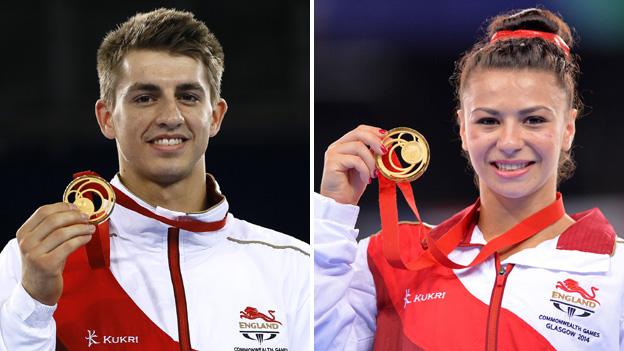 Max Whitlock and Claudia Fragapane