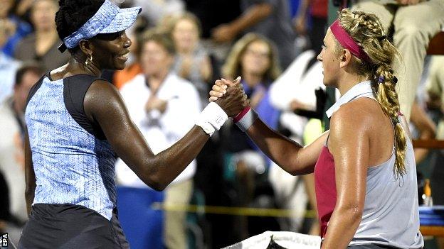 Venus Williams and Victoria Azarenka