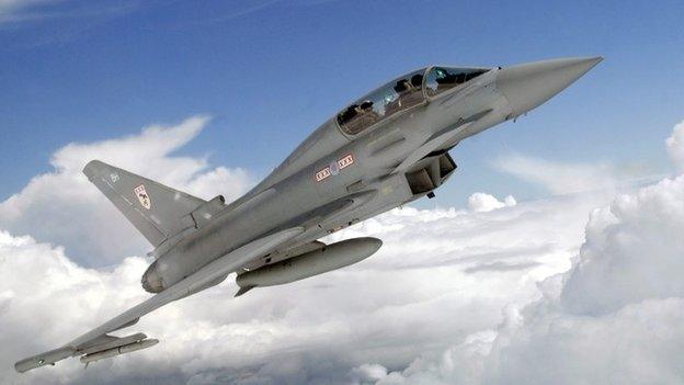 RAF Typhoon fighter jet