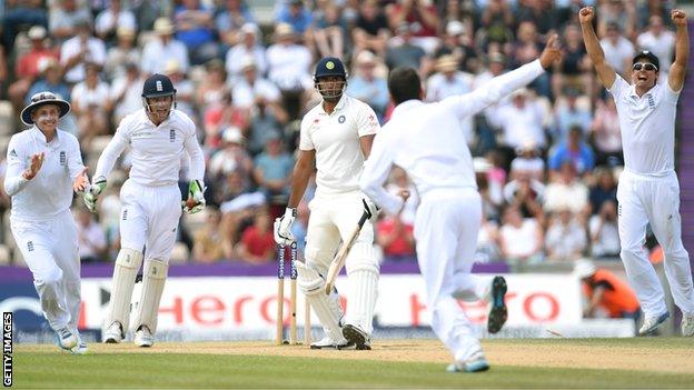 Moeen Ali and England celebrate