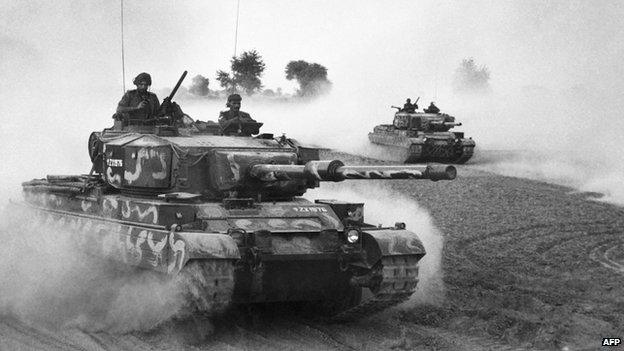 Indian tanks during Bangladesh's war of independence