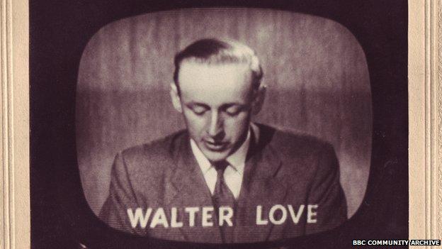 Walter Love makes his first television appearance in 1960