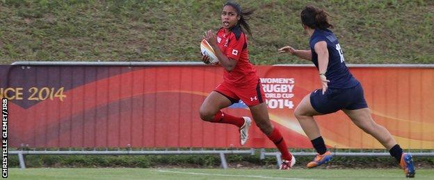 Canada winger Magali Harvey