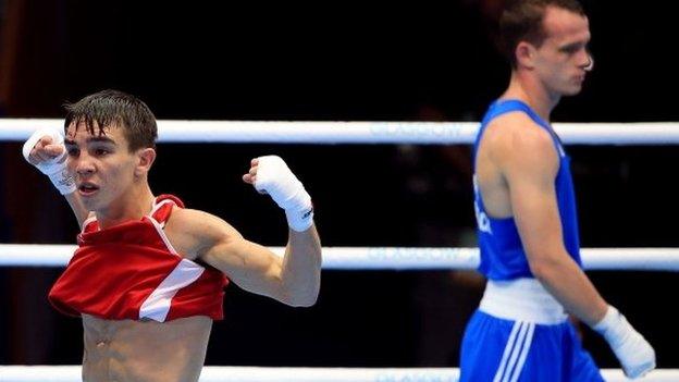 Michael Conlan (left) and Sean McGoldrick