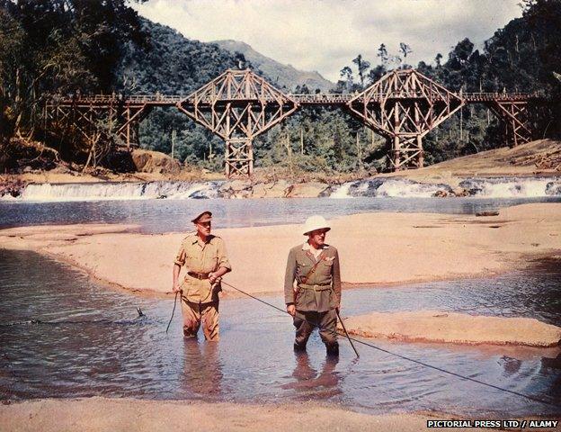 Image from the film Bridge on the River Kwai