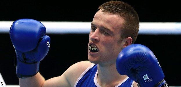 Steven Donnelly won a bronze medal in the lightweight division at the Commonwealth Games