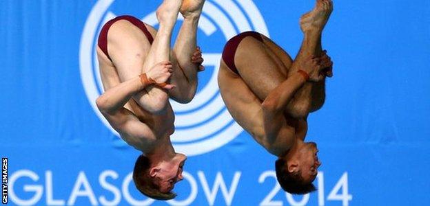 Tom Daley (left) and James Denny