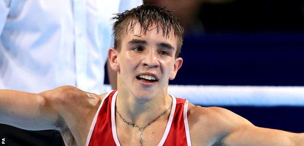 Michael Conlan won gold in the bantamweight division at Glasgow 2014