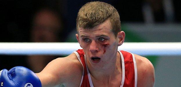 Joe Fitzpatrick had to settle for silver after losing to Scotland's Charlie Flynn in the lightweight final