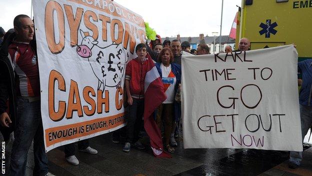 Blackpool fans