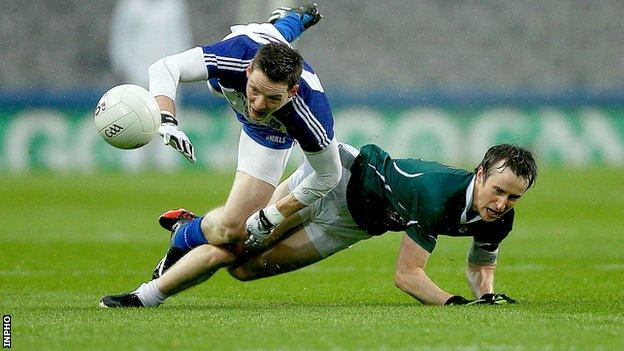 Monaghan's Conor McManus and Kildare's Ollie Lyons