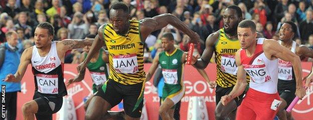 Usain Bolt of Jamaica