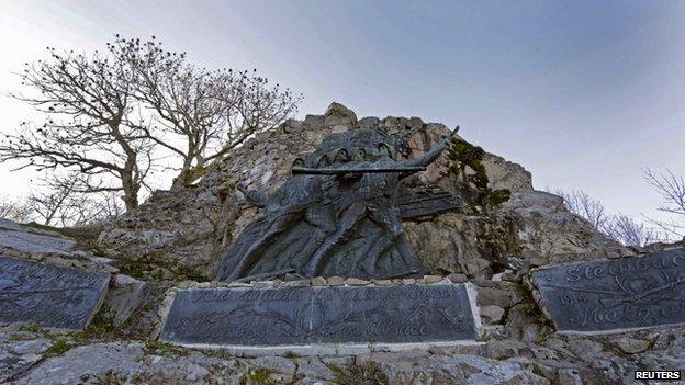 French infantry memorial