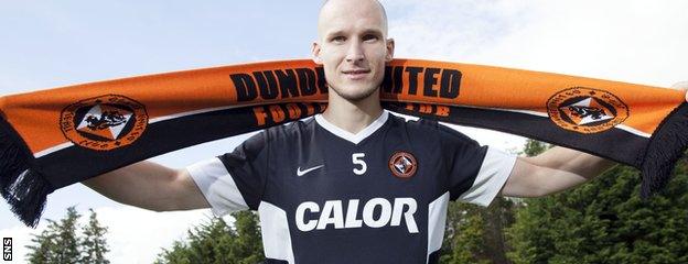 Dundee United defender Jaroslaw Fojut