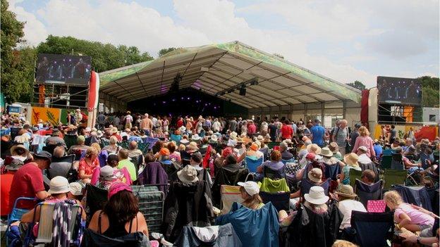 main tent