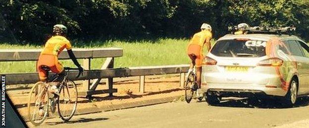 Kenya cyclists