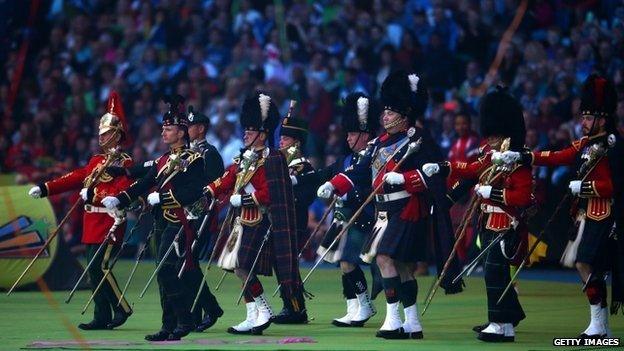 Royal Edinburgh Military Tattoo at closing ceremony