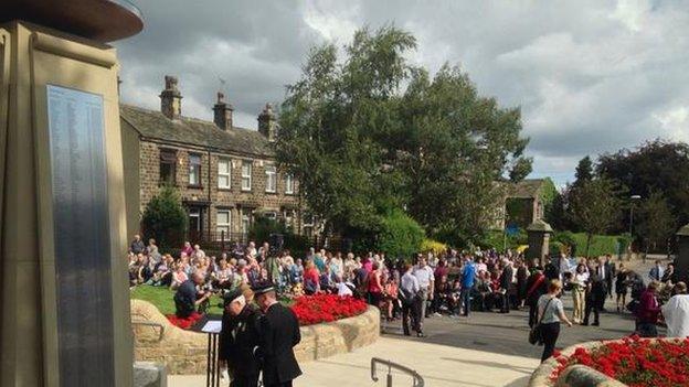 The memorial service