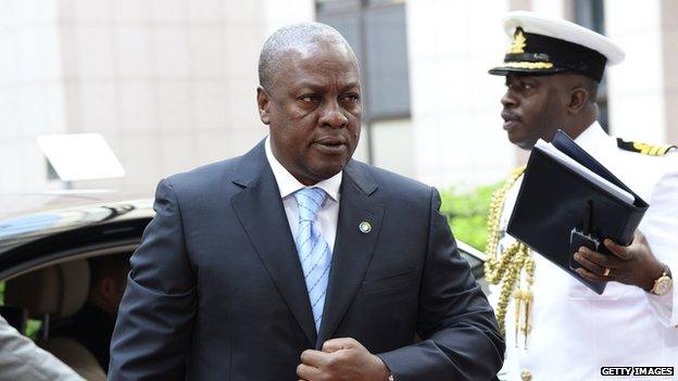 Ghana President John Mahama