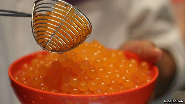 A bowl of tapioca balls