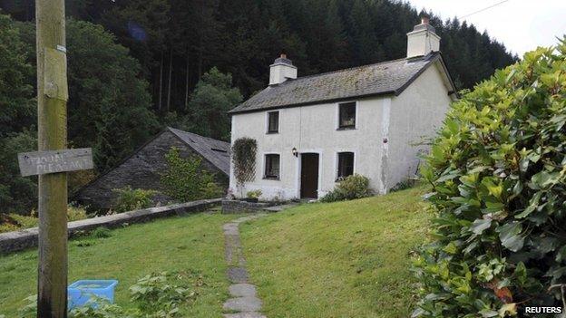 Mark Bridger's cottage